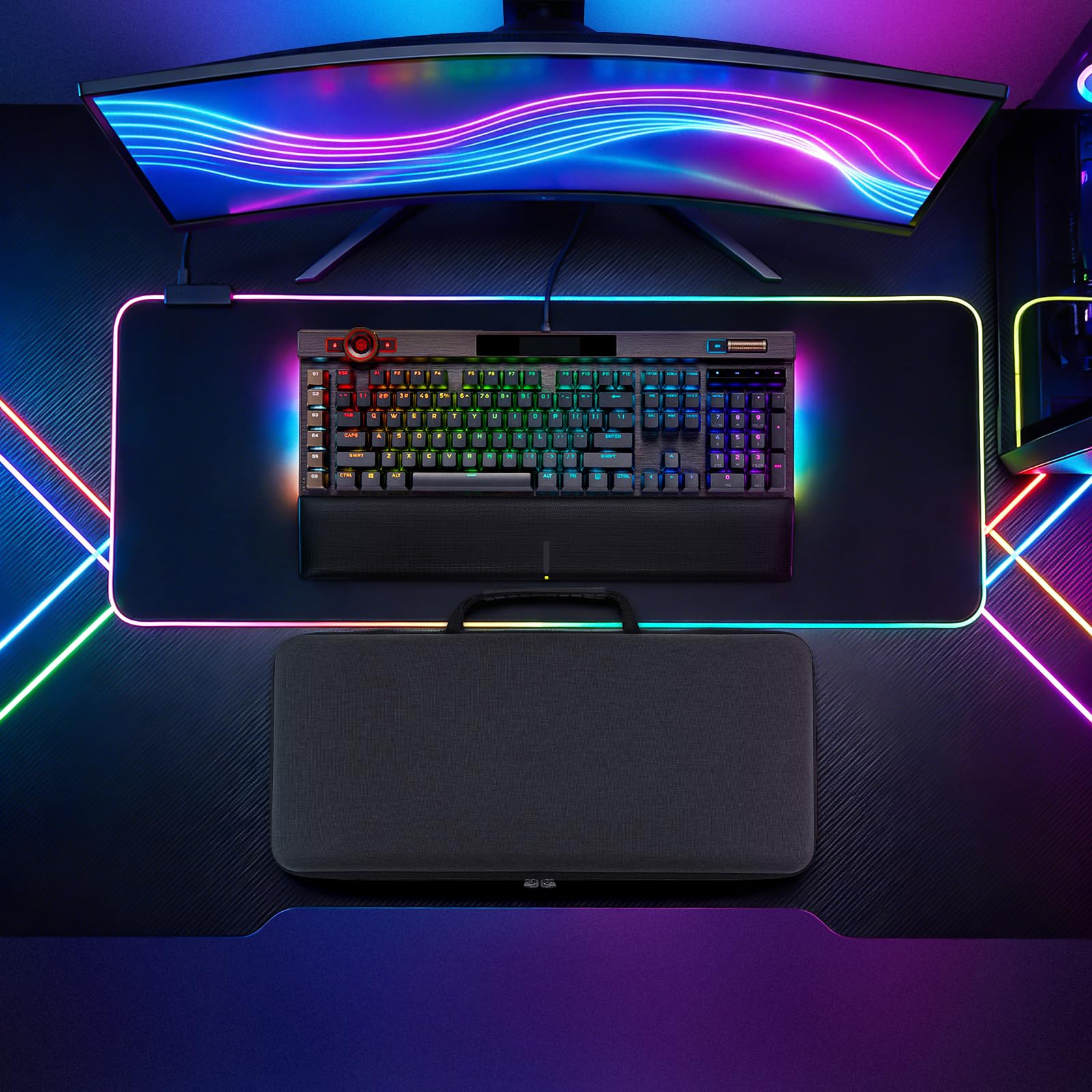 Amazon.co.jp: Geekria フルサイズキーボード ハードシェルケース